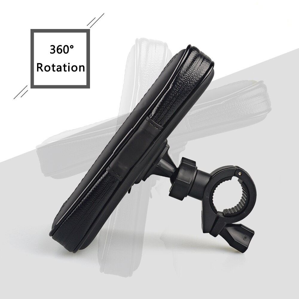 Soporte de teléfono para motocicleta, funda impermeable, rotación de 360 grados, para iPhone 6, Xiaomi 3, note2