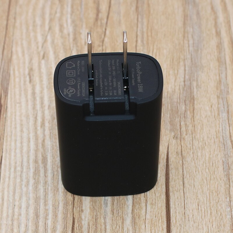 Motorola 12V 1,5 A Ladegerät Schnell Lade Turbo Power 18W Adapter Micro/Typ C Kabel Für Moto rand X30 S30 razr E5 G5 G7 Plus P50
