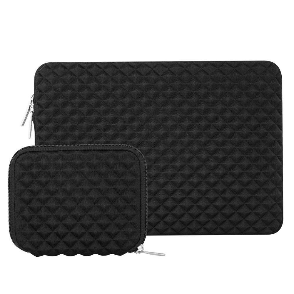 MOSISO Laptop Sleeve 13-13.3 inch for MacBook Air Pro Retina - Waterproof Neoprene Notebook Bag: Black / 13-13.3 inch