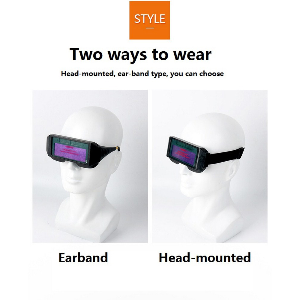 Auto Darkening Welding Helmet Durable Automatic Light Change Welding Goggles Glasses Mask Welding Protective Tools