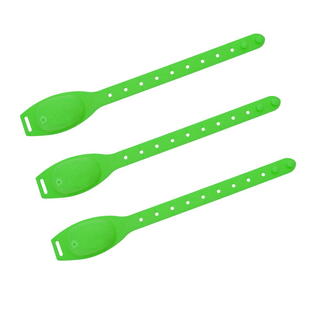 3pc vuxen barn flytande armband handdispenser handtvättgel med hela desinficerande engångs silikonarmband utomhus: Gn