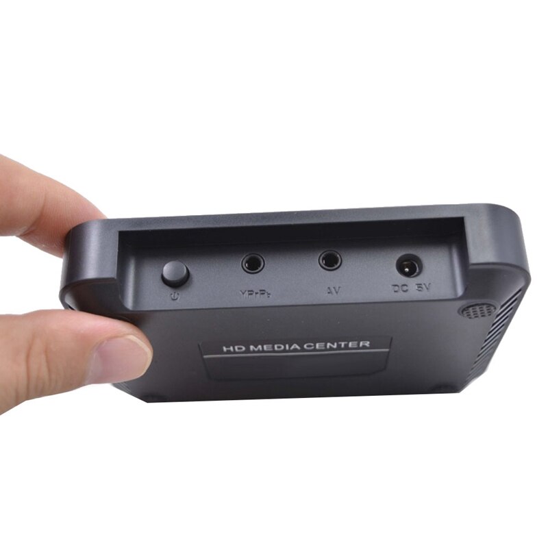 Mini-mediaplayer-center mit  hd1080p stunden, .264 mkv-dateien und hdd-anschluss (hdmi-kompatibel/av/vga/usb/sd/mmc (eu-stecker))