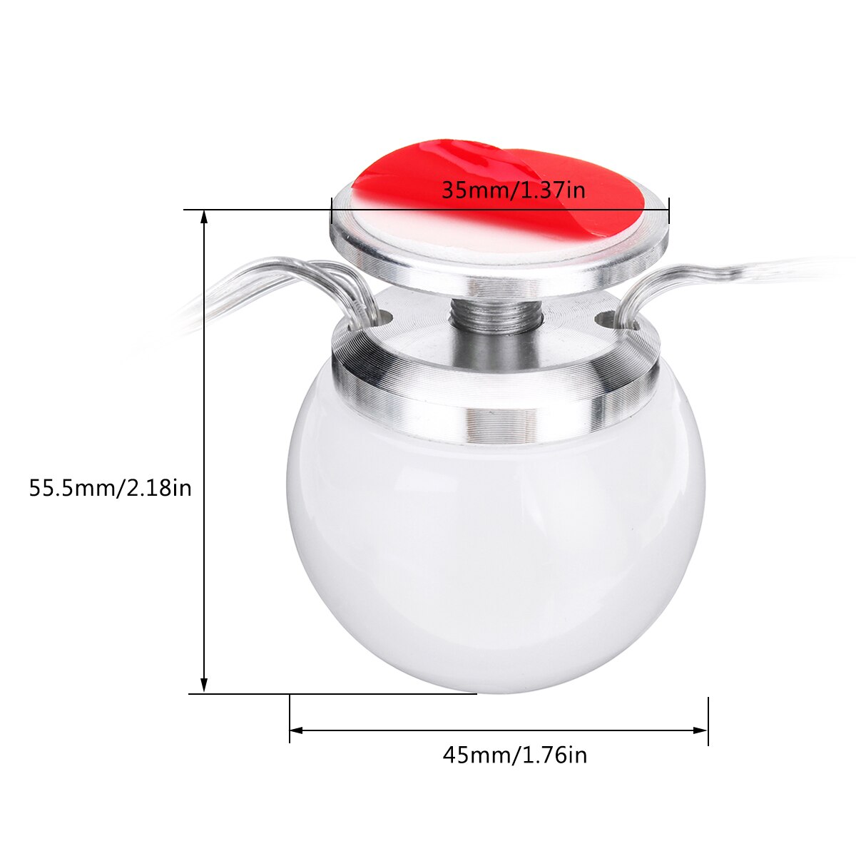10 stuks 12v led-lampen voor make-upspiegels in hollywood-stijl, dimbaar voor wandlampen voor kaptafelspiegels