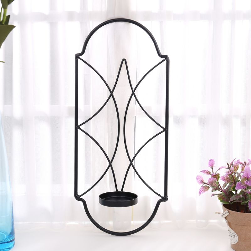 Scandinavische stijl metalen ijzeren kandelaar wandlamp kaarsenhouder woondecoratie