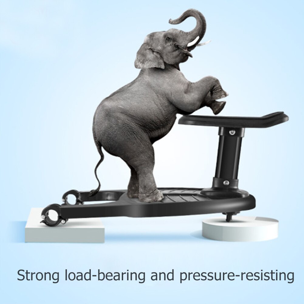 Kid Stroller Pedal Adapter Exquisite Craftsmanship Sturdy Durable Second Child Hitchhiker Trailer Standing Plate with Seat