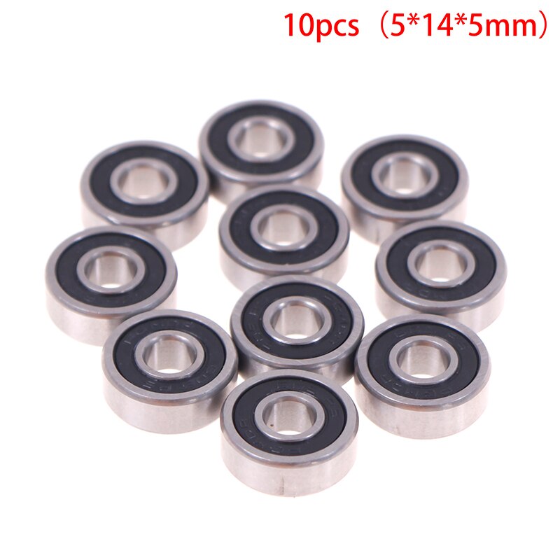 Rodamientos de bolas en miniatura, rodamientos pequeños de doble blindado, 693ZZ, 605RS, 698ZZ, 624ZZ, 694ZZ, 695ZZ, 696ZZ, 10 Uds.: 605RS