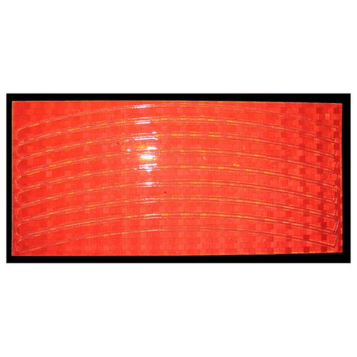 12 Stuks Fietswiel Reflecterende Buis Fiets Spaken Reflector Licht Strip Waarschuwing Tape Fiets Spoke Night Wielen Sticker: 1pcs orange