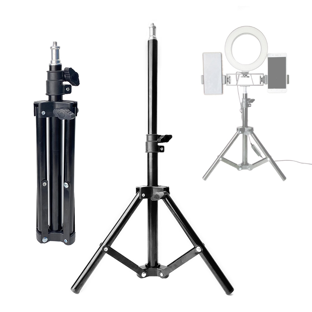 30-50cm Tripod Stand Extensionable Desktop Tripod for Mobile Phone Camera Flash Light Microphone Stand Holder Tripode