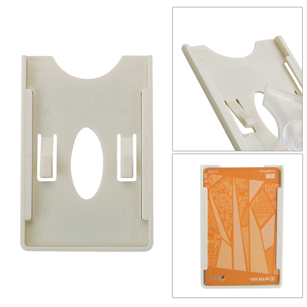 Bil organisationskort sleeve til forrude glas tag holdbart id ic kortholder sucker card holder: Med tape
