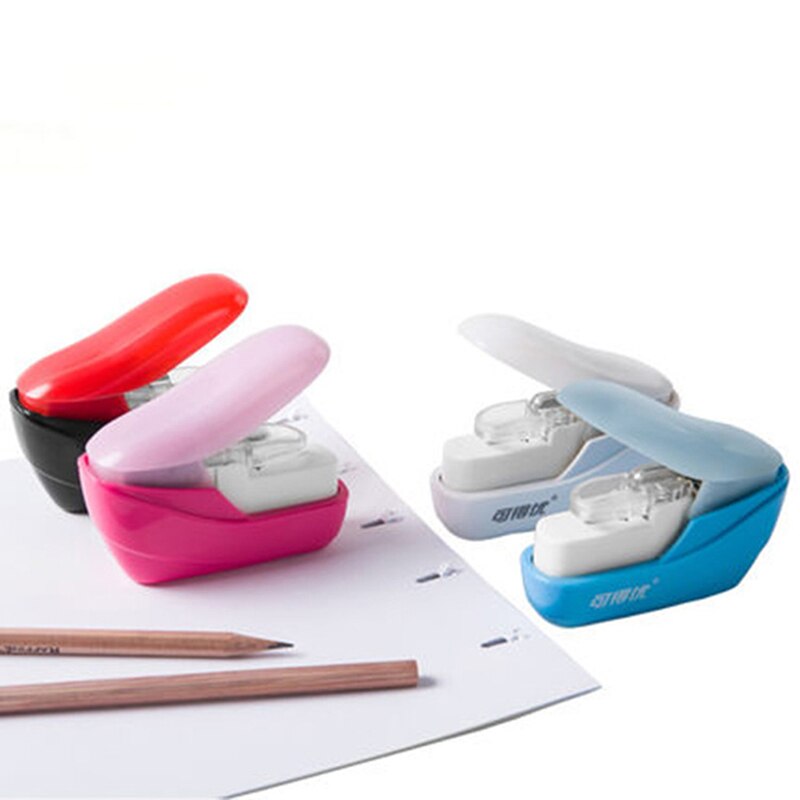 No Nails No Staples Stapling Machine Mini Cute Book Stapleless Stapler Paper Stapling Stapler Without Staple Stapler