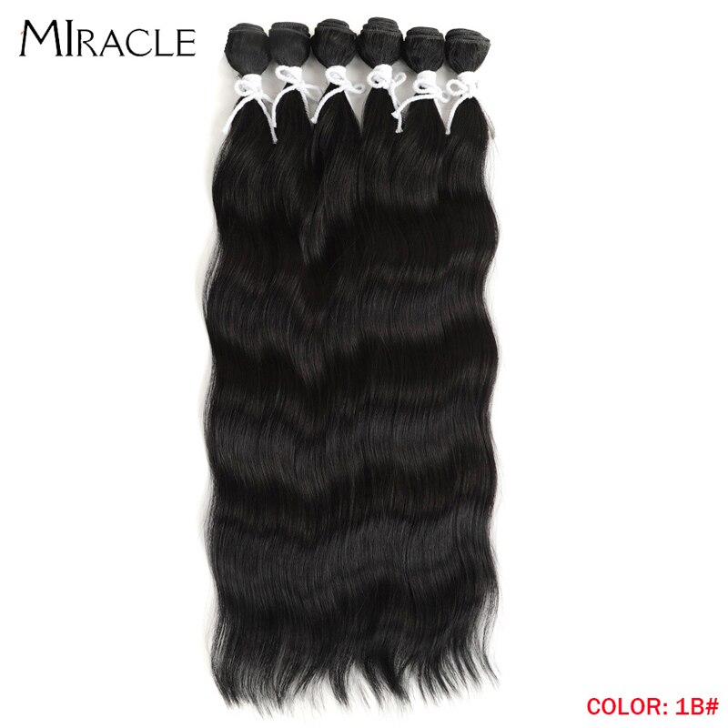 Włosy falowane wiązki syntetyczne doczepy robić włosów Ombre włosy blond splot wiązki luźne głębokie włosy wiązki pokarm włosy uwalnia statek: # 1b