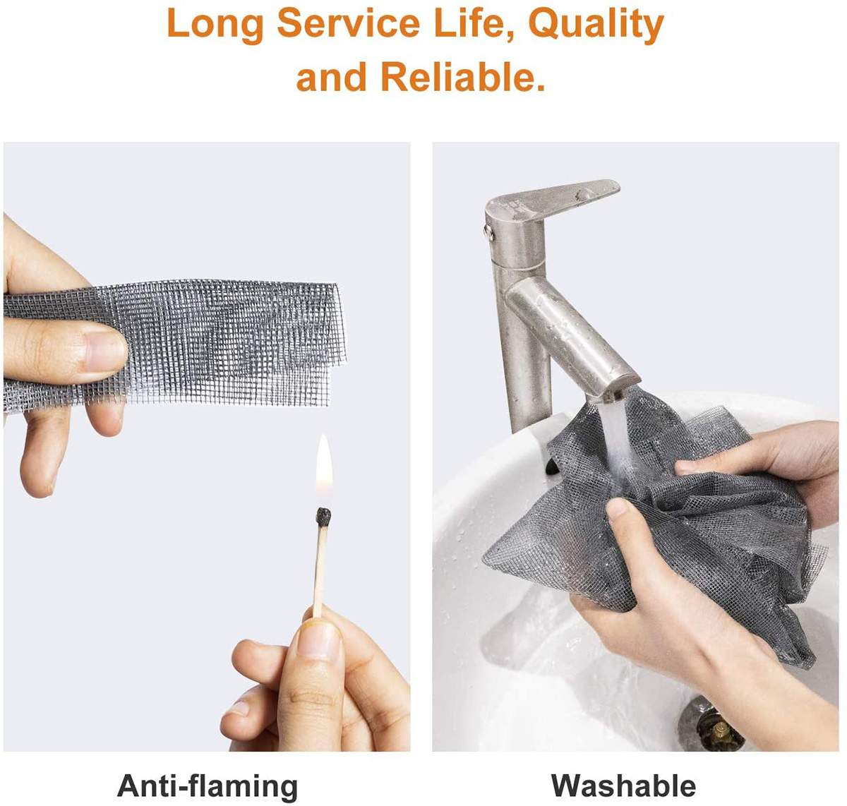 1-3 Meters 20 Meshes Nano Fly Mosquito Screen Net Mesh for Door Window, Protect Baby & Family from Insect and Bug