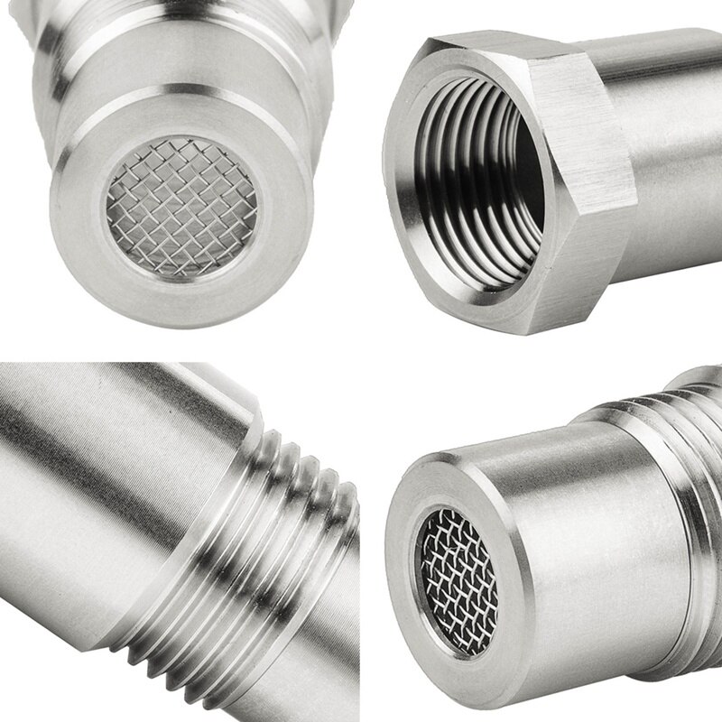 Durable Car CEL Fix Check Engine Light Eliminator Adapter - Oxygen O2 Sensor(M18X1.5)