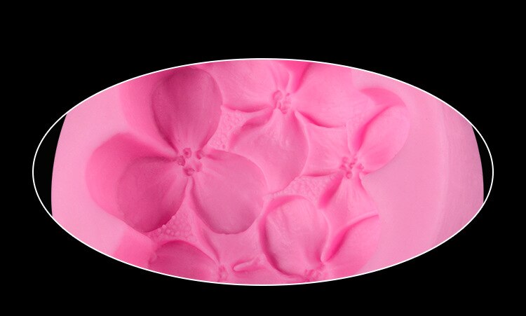 3d silikone fondant form sukker kunst chokolade form blomst kronblad form sæbe form kage dekorationsværktøj  e804