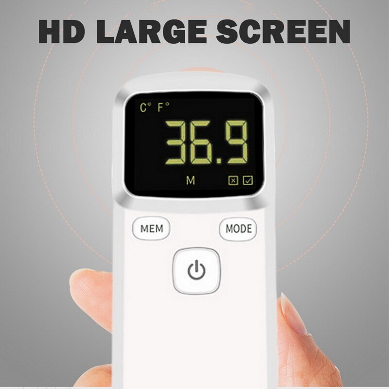 Contactloze temperatuur digitale infrarood thermometer 1- seconden nauwkeurige meting ir infrarood thermometer meting lcd digitaal