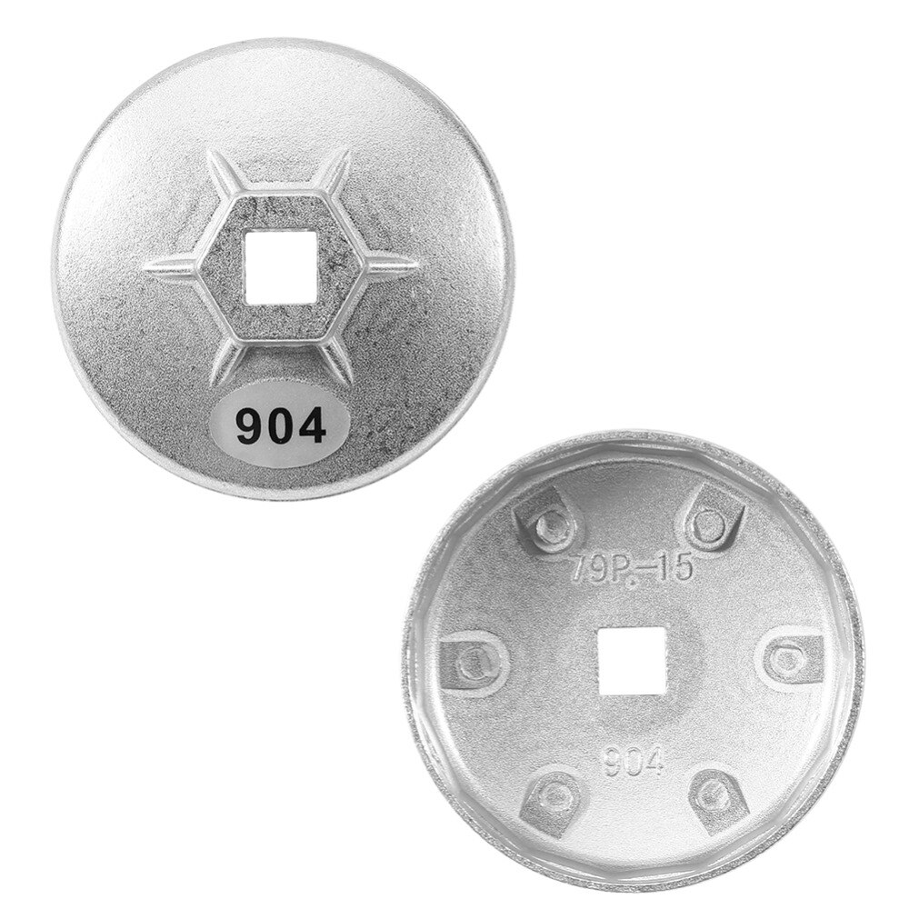79 Mm 15 Fluit Aluminium Cap Oliefiltersleutel Cartridge Auto Socket Remover Tool