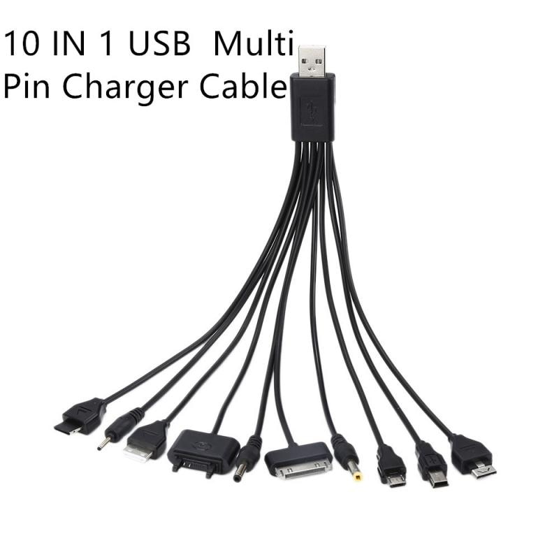 10 In 1 Multifunctionele Usb Data Transfer Kabel Universele Multi Pin Kabel Lader Usb Connector Data Kabels Cord Voor Laptop pc