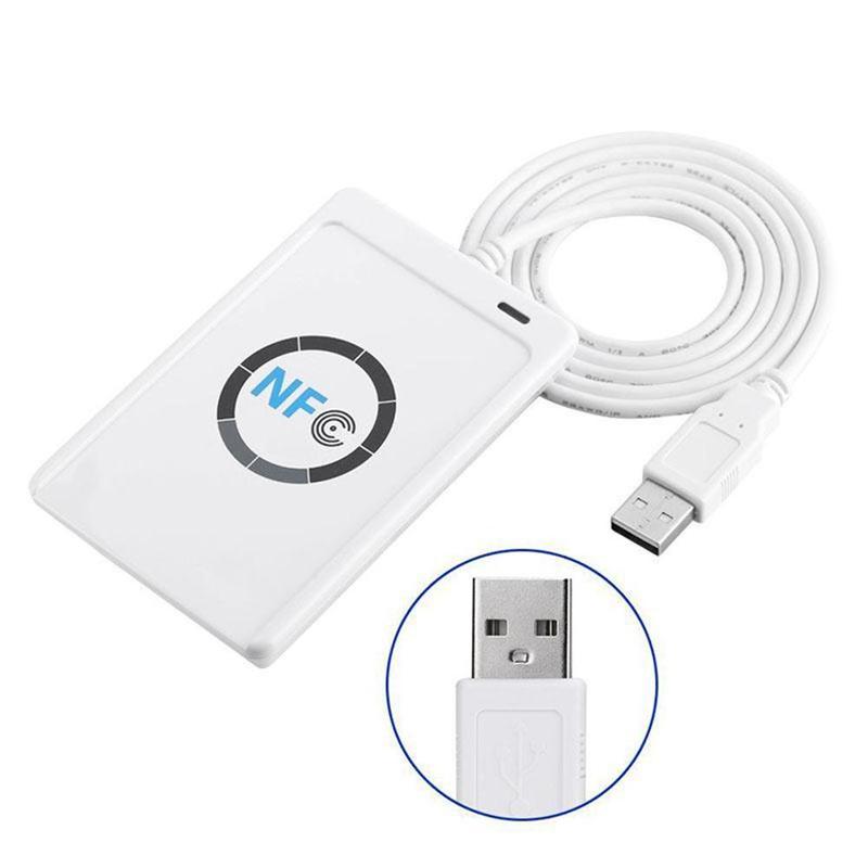 NFC Reader USB ACR122U Contactless Smart Ic Card And Writer Rfid Copier Copier Duplicator Writable Clone SDK USB S50