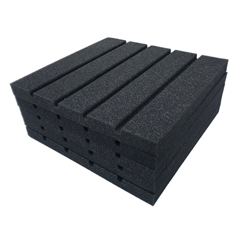 6Pcs Recording Studio Soundproofing Acoustic Panels Foam Thick Sponge Light Weight Absorption Acoustic