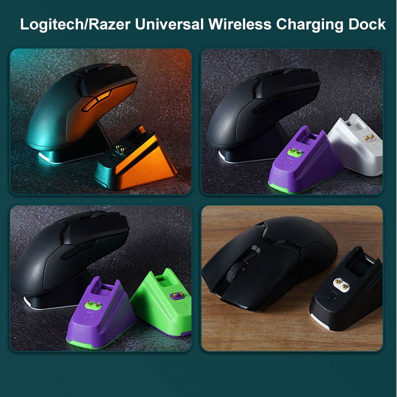 Logitech/Razer Universal Gaming Mouse Wireless Charger Viper/Viper/Baser G403/G502/G703/903/ GPW G pro x superlight Accessories