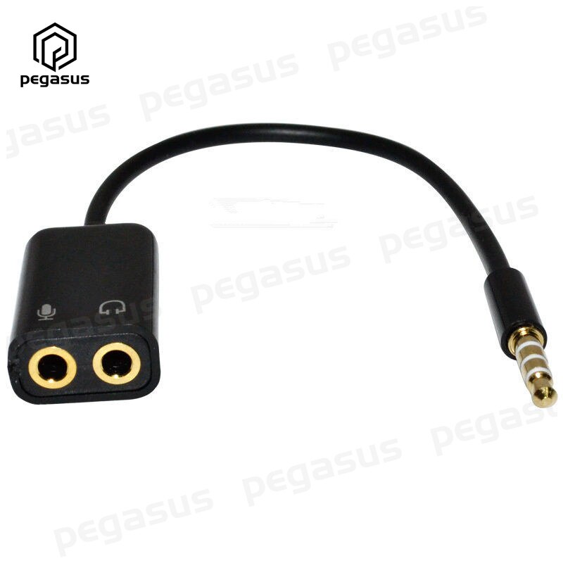 Trrs Dc 3.5Mm Stereo 4-Polen Naar 2*3.5Mm 2-Polen Man-vrouw Computer microfoon Audiokabel