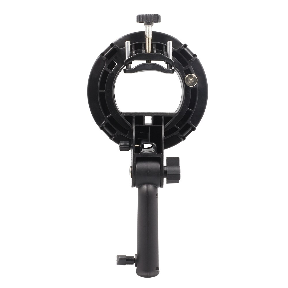 Soporte de agarre de mano tipo S Bowens S soporte de montaje para Speedlite Flash Snoot Softbox Beauty Dish Honeycomb