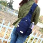 Neue Nylon Unisex Brust Pack Einzelner Schulter Strap Zurück Tasche Umhängetaschen für Frauen Sling Schulter Tasche Reise Zurück pack: Blue