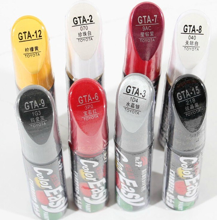 Car scratch repair pen, auto paint pen for Toyota Vios Corolla Reiz RAV4 prius, crown,car painting pen