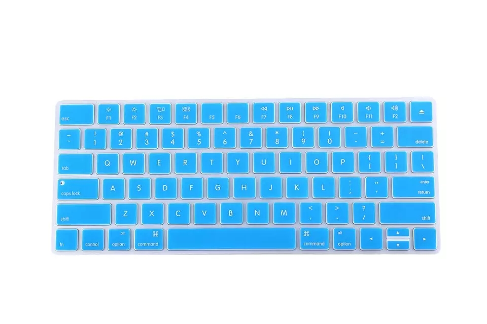 Silicone Desktop PC Magic Keyboard Cover Skin for APPLE Magic Keyboard 2 Wireless Rechargeable US version Latest Model): WHITE