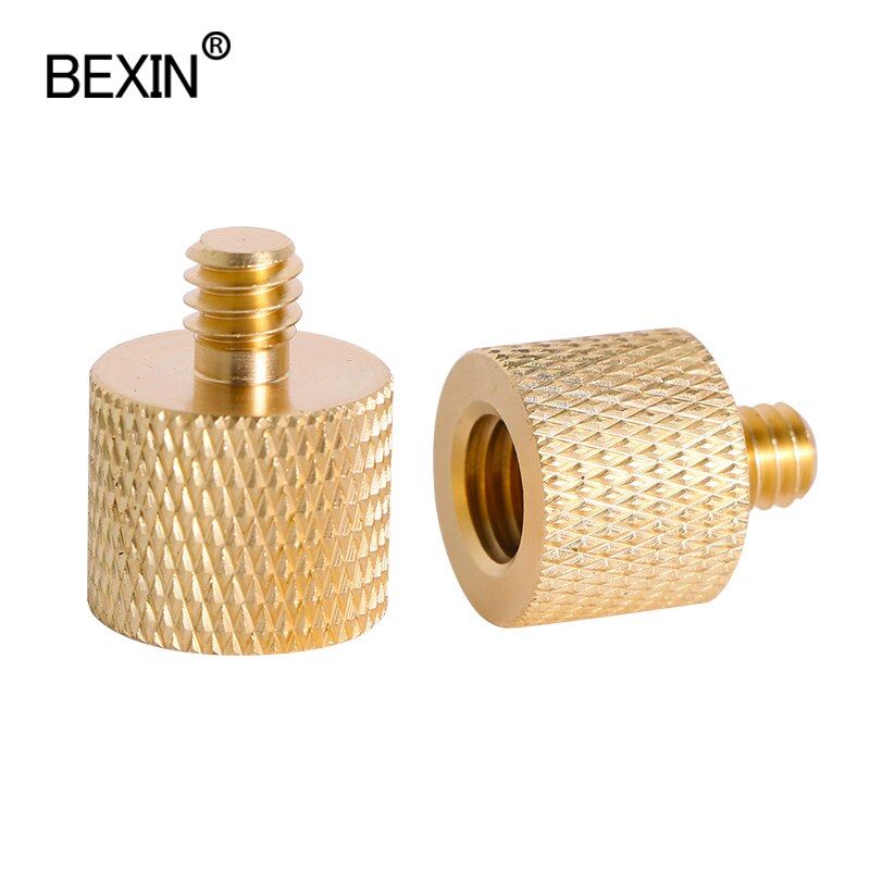 2PCS 1/4 3/8 Male to Female Thread Screw Mount Adapter Tripod Plate Screw Mount for Camera Flash Tripod Light Stand Converter