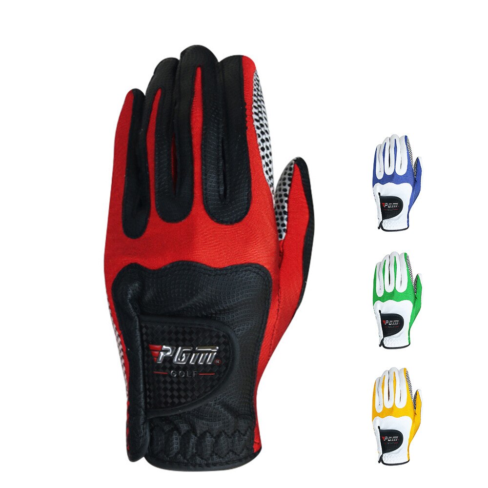 PGM Men's Golf Fiber Cloth Gloves Left/Right Hand GloveMagic Elastic Particles Women Slip-resistant Accessories