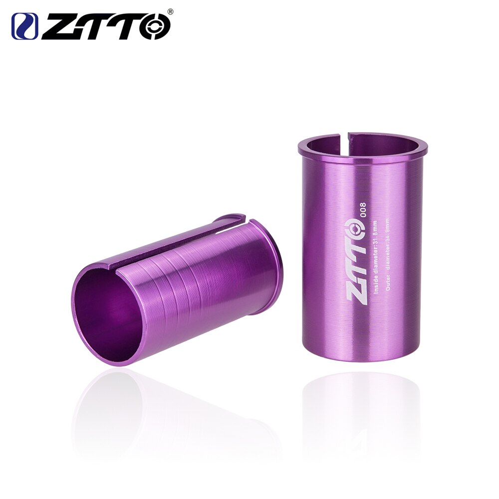 ZTTO-Adaptador de tija de sillín para bicicleta, manga de tubo de asiento, espaciador de aleación para ciclismo de montaña y carretera, cambio de tamaño 25,4, 27,2, 31,6