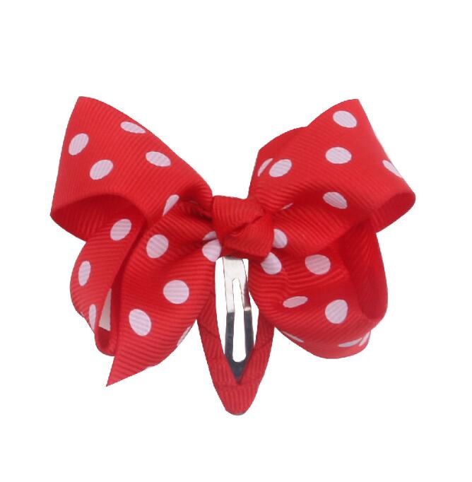 Boutique points cheveux noeud clips enfants filles pince à cheveux Barrattes cheveux arcs pinces à cheveux BB clips cheveux accessoires chapeaux: Gris foncé