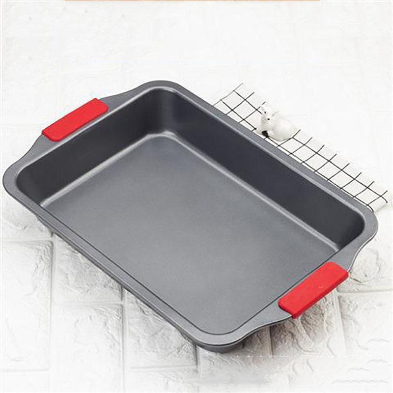Carbon Steel Baking Tray Square Rectangle Baking Pan Sheet Nonstick Oven Baking Dishes Pans for Home Baking Kitchen Supplies