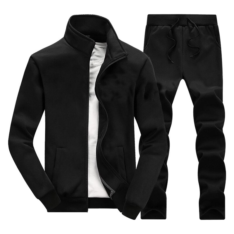 Nancy Tino Lente Sport Sets Running Broek & Tops Fitness Pakken Wandelen Fietsen Polyester Ademend Voor Mannen & Vrouwen zwart: Black / (EU)L