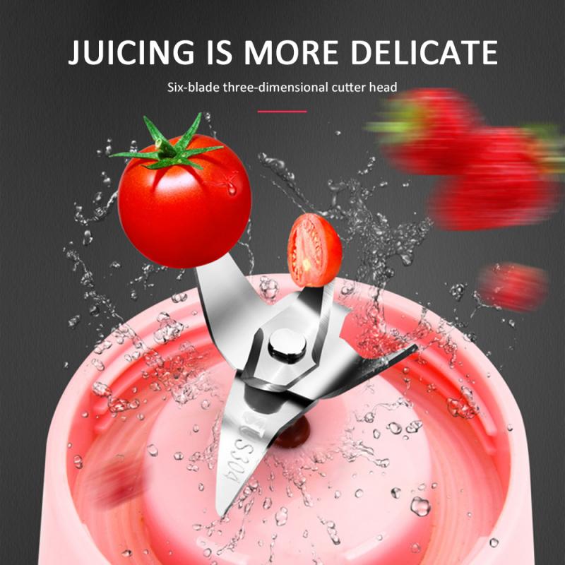 500ml Presse-agrumes Portable Électrique USB Rechargeable Cuisine Machine Mélangeur Cocina Jus Tasse Fabricant de Mélangeurs Robot Culinaire Directe