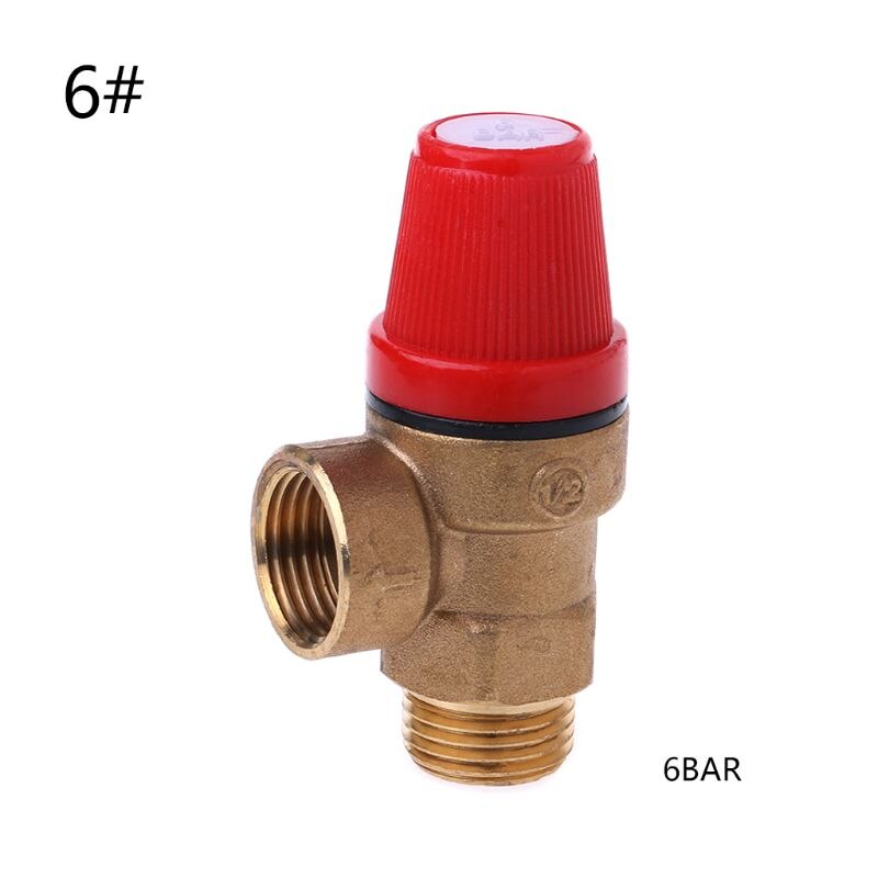 Brass Safety Valve Drain Relief Swithch For Solar Water Heater Inner&Outer Wire 35ED: 6 Bar