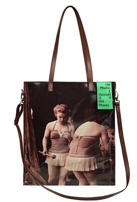 Yizistore original lyx handväska retrotryck dam vattentät canvas axelväska stor kapacitet unisex crossbody väska: Grå