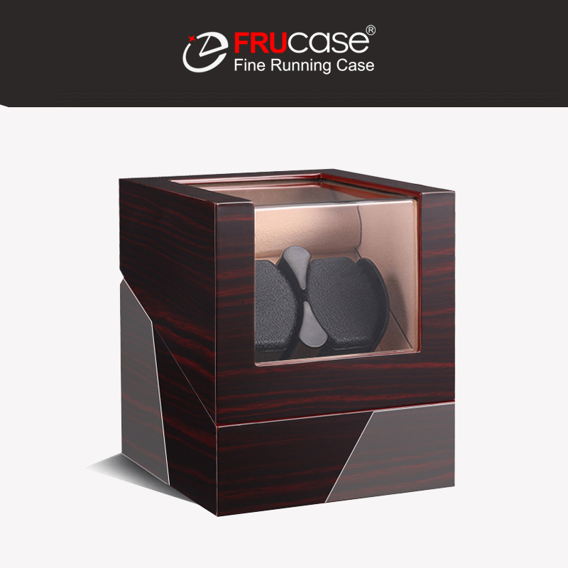 FRUCASE Mehrfarbiger Uhrenbeweger für Automatikuhren, Uhrenbox, USB-Kabel mit Batterieoption 1+0/2+0: green