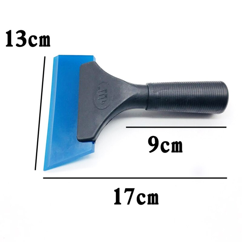 Car Body Window Tint Film Scraper Tools Sticker Wrapping Squeegee Water Wiper Handled Rubber Ice Scraper Blade Auto Cleaner