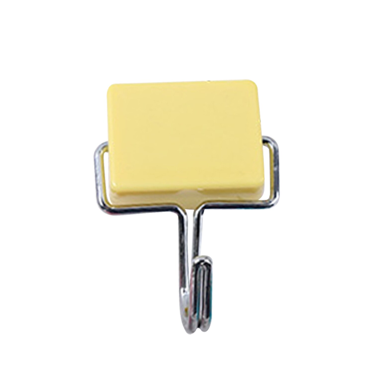 Crochets magnétiques décoratif réfrigérateur aimant manteau porte-clé stockage crochet suspendu pour cuisine réfrigérateur portant 2KG: YELLOW