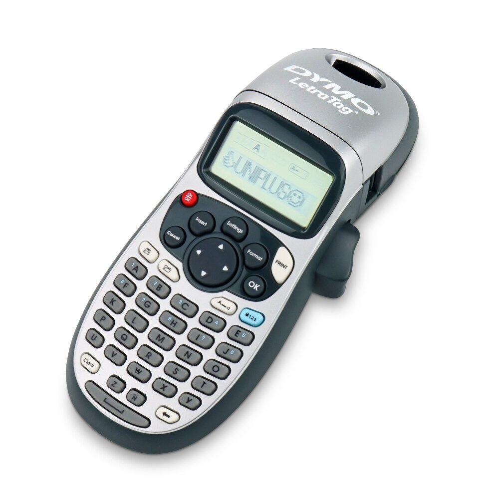 Dymo Labeling Machine Dymo Labeller Dymo LT-100H LT100H with 5PK Compatible Dymo Letratag Tape Iron on Fabric Label Tape 18769