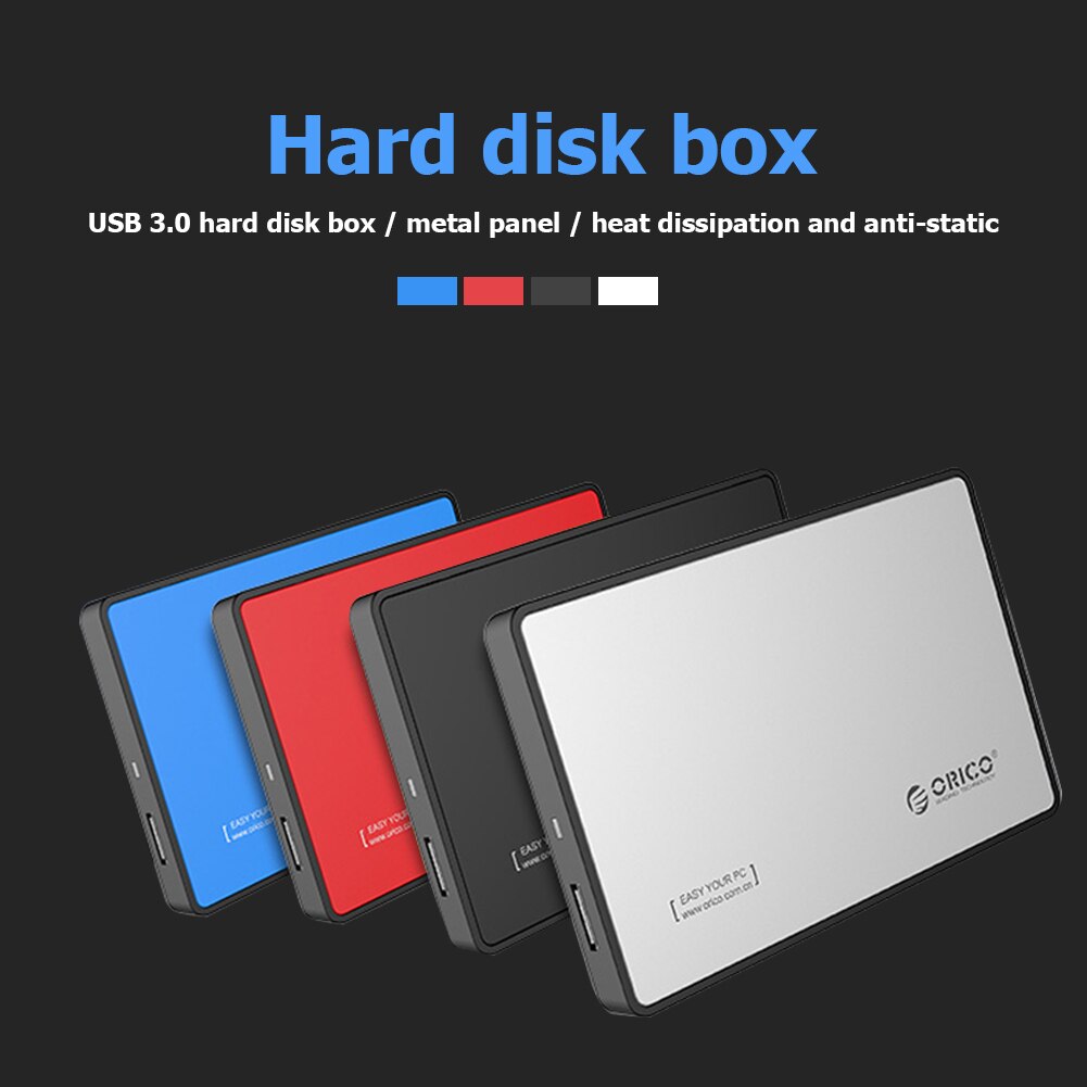 Orico 2588US3 Ultra Dunne Usb 3.0 Hdd Ssd Case 5Gbps 2.5 ''Sata Externe Harde Schijf Behuizing Ondersteuning 4tb Tool Gratis Voor Windows