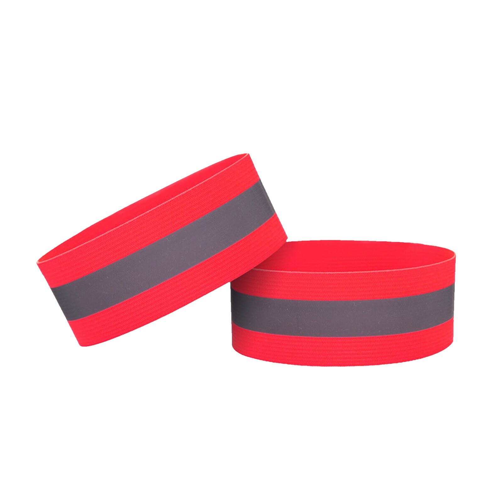 Reflective Bands Elasticated Armband Wristband Ankle Leg Straps Safety Reflector Tape Straps For Jogging Walking Biking #40: Red