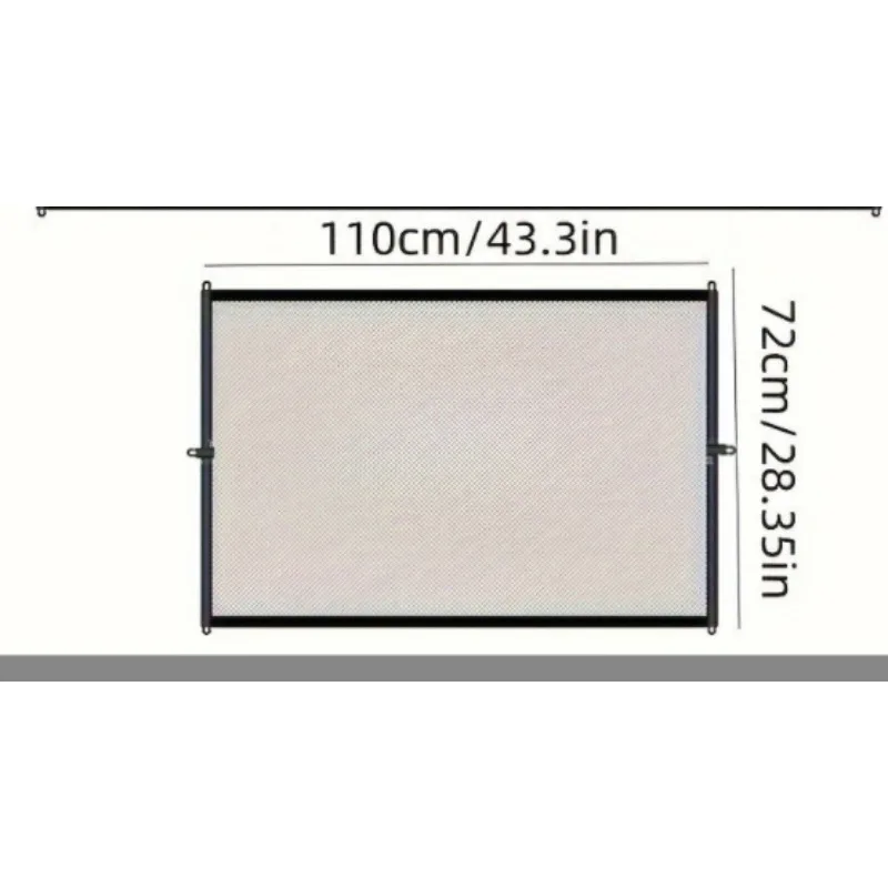 Wielofunkcyjna bramka bezpieczeństwa dla zwierząt: łatwa instalacja, składany płot z siatki, wentylowana bariera robić użytku wewnątrz i na zewnątrz robić zarządzania domowymi zwierzętami