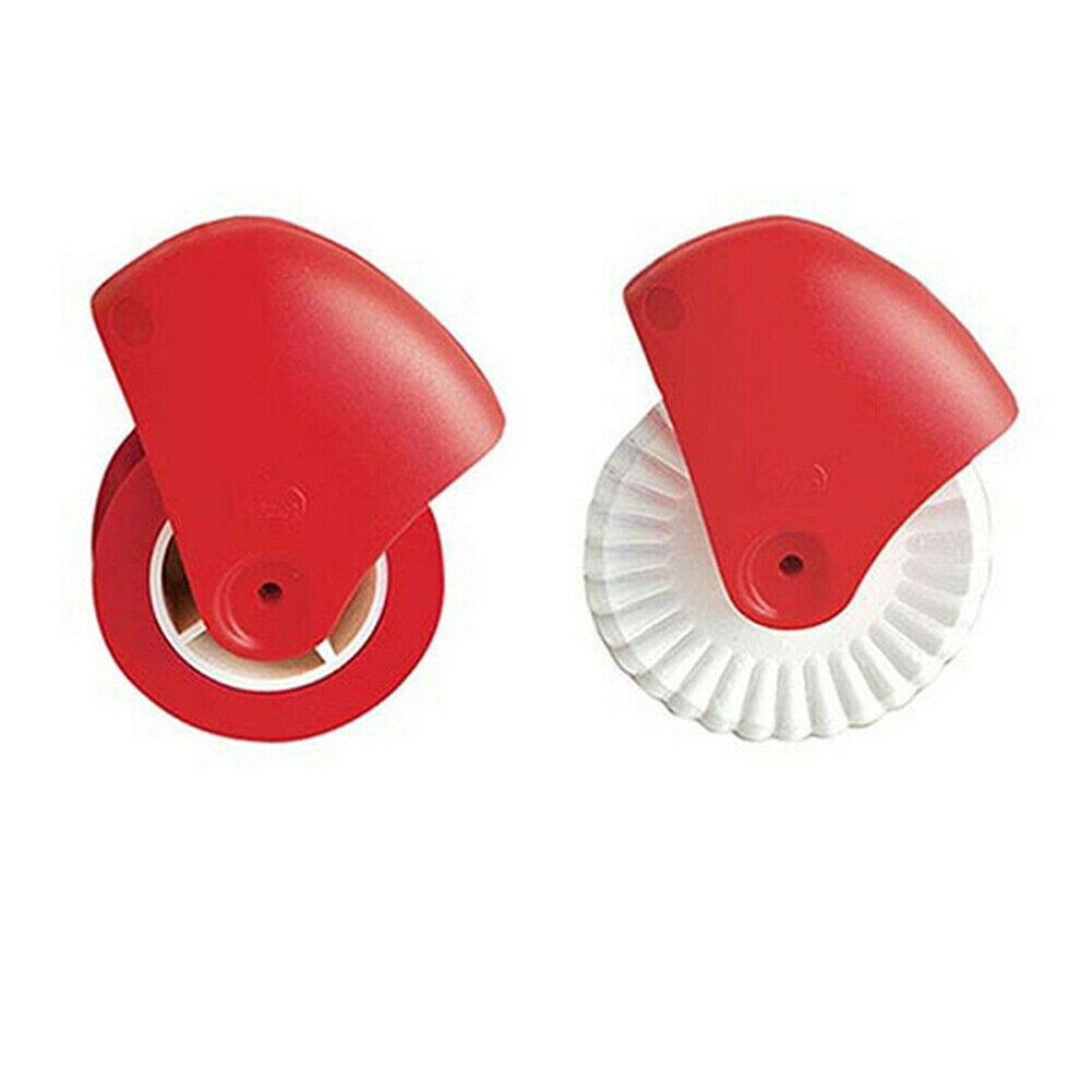 Cortador de rueda de repostería , para pastel, corteza, Pasta, hojaldre, Fondant fq-ing: 1pcs Twist 1 pcs Wav