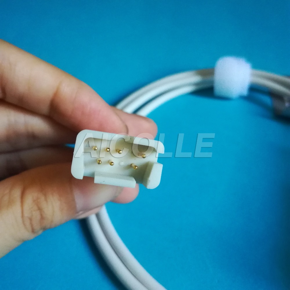 Compatible Masimo LNCS 1m/3ft pulse probe adult finger clip oxygen sensor