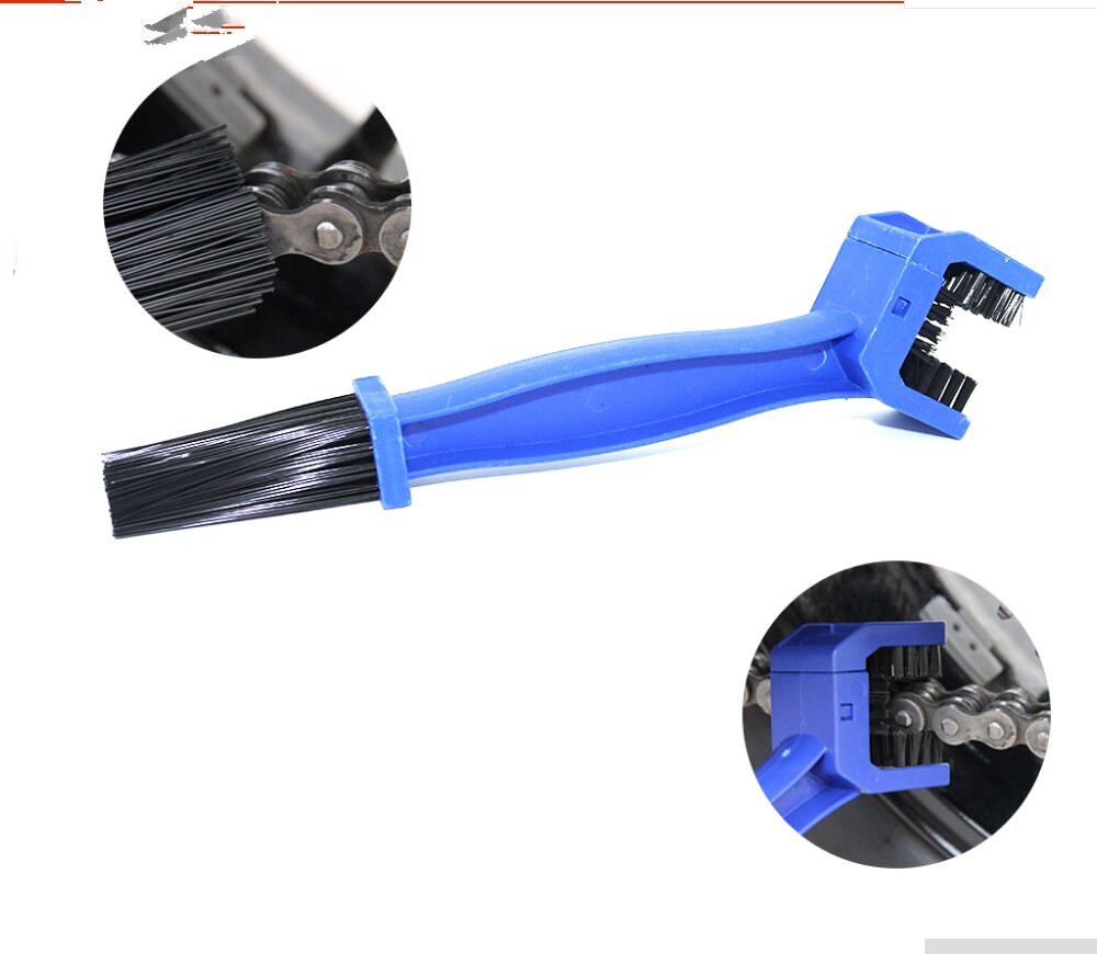2pcs Scrubber Motorcycle blue bike set kit Gear Chain Brush Cleaner Tool For YAMAHA YZ250FX YZ450FX WR250 450 WR250F WR450F