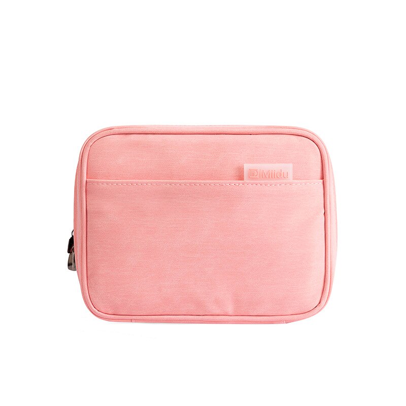 Elektronische Opbergtas Kabel Organizer Oortelefoon Draad Zak Hard Drive Travel Kit Case Pouch Elektronica Accessoires Tas: Pink