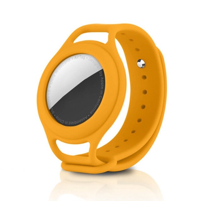 Case for Apple AirTags Kids Soft Silicone Strap Air Tag Anti-Lost Bracelet Protective Cover Shell for AirTag children Strap: 5